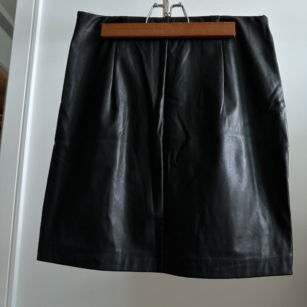 Leather Mini Skirt - Picture 6 of 8